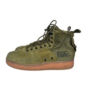 Men Nike Air Force 1 Mid Desert Moss ~ Size 11.5 ~ 917753-301